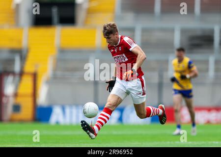 June 24th, 2023, Cork, Ireland - All-Ireland Senior Football Championship Preliminary quarter final match at Pairc Ui Chaoimh: Cork 1-14  - Roscommon Stock Photo