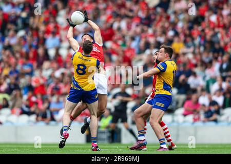 June 24th, 2023, Cork, Ireland - All-Ireland Senior Football Championship Preliminary quarter final match at Pairc Ui Chaoimh: Cork 1-14  - Roscommon Stock Photo