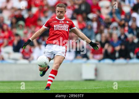 June 24th, 2023, Cork, Ireland - All-Ireland Senior Football Championship Preliminary quarter final match at Pairc Ui Chaoimh: Cork 1-14  - Roscommon Stock Photo