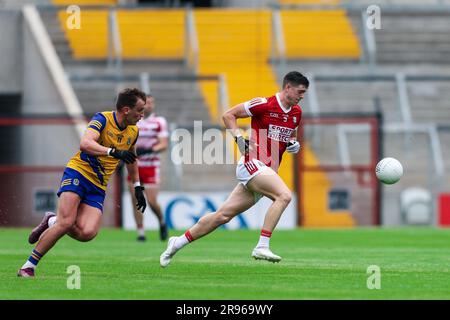 June 24th, 2023, Cork, Ireland - All-Ireland Senior Football Championship Preliminary quarter final match at Pairc Ui Chaoimh: Cork 1-14  - Roscommon Stock Photo