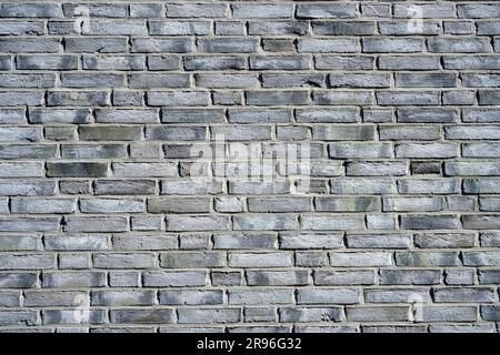 Background from a clean grey brick wall Stock Photo