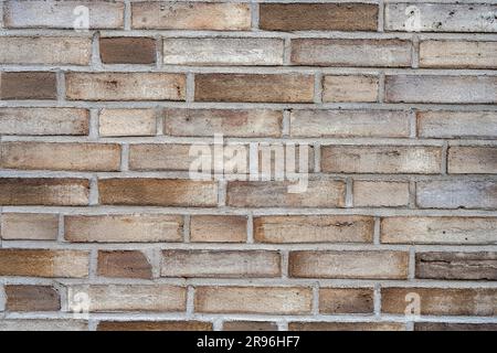 Background from a beautiful brown brick wall Stock Photo
