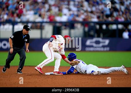 2023 London Series (Cubs vs. Cardinals): Game-Used Jersey - Nico Hoerner #2