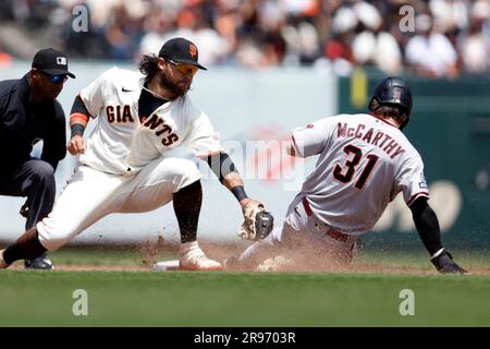 San Diego Padres' Matt Carpenter runs against the Arizona Diamondbacks of a  baseball game Tuesday, April 4, 2023, in San Diego. (AP Photo/Gregory Bull  Stock Photo - Alamy