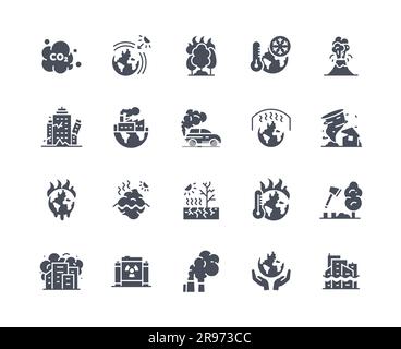 Sea level rise eco problem icon simple vector. Climate change. Global ...