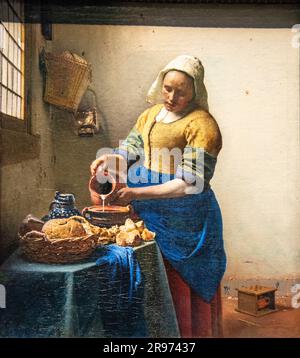 The Milkmaid, Johannes Vermeer, c. 1660 - Rijksmuseum