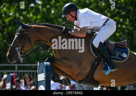 John WHITAKER of Great Britain riding Sharid during the Longines