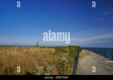 Bird sanctuary at Loyola Beach in the Rogers Park neighborhood, Chicago, Illinois, USA Stock Photo