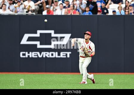 Tommy Edman #19 of the St. Louis Cardinals returns to the dugout