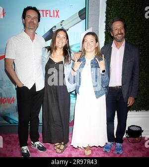 June, 24, 2023 Robert Baird, Karen Ryan, Julie Zackary and Andrew Millstein attend Netflix presents special screening of Nimona at AMC Lincoln Square 13 in New York June 24, 2023 Credit:RW/MediaPunch Credit: MediaPunch Inc/Alamy Live News Stock Photo