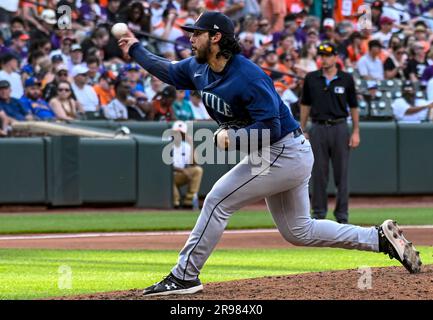 BALTIMORE, MD - June 24: Seattle Mariners designated hitter Mike