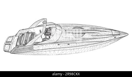 7,423 Speed Boat Drawing Images, Stock Photos, 3D objects, & Vectors