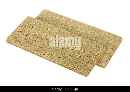 Rye Crispbread isolated on white background Stock Photo