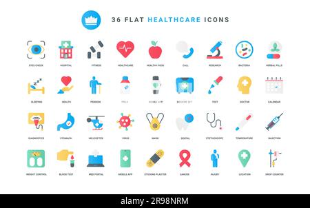 Fresh vegetarian diet menu, organic vegetables and fruit, cheese and milk for eating and cooking meals on lunch and dinner. Healthy food, nutrition trendy flat icons set vector illustration Stock Vector