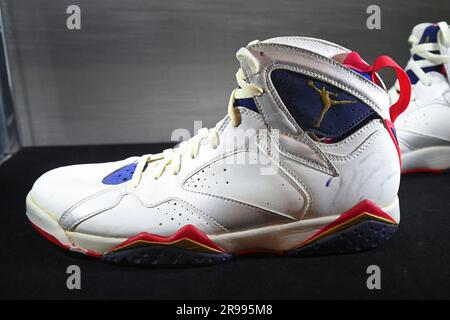 Michael Jordan Worn & Signed 1992 Olympic 'Dream Team' Air Jordan VII  Sneakers, Sports Memorabilia, Part II, Streetwear & Modern Collectibles