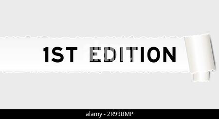1st edition Stock Vector Images - Alamy