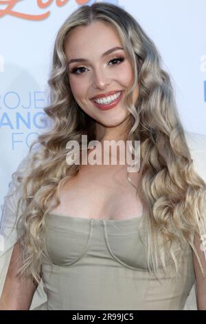 June 24, 2023, Los Angeles, CA, USA: LOS ANGELES - JUN 24: Grace Kinstler at the Project Angel Food's Lead with Love at the KTLA Studios on June 24, 2023 in Los Angeles, CA (Credit Image: © Kay Blake/ZUMA Press Wire) EDITORIAL USAGE ONLY! Not for Commercial USAGE! Stock Photo