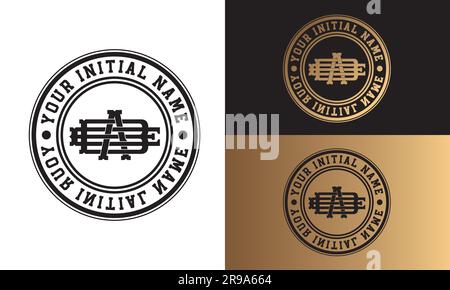 Luxury Initial ABE or BEA Monogram Letter Text Logo Streetwear Fashion ABE Initial Logotype Traditional Initial Font Stock Vector