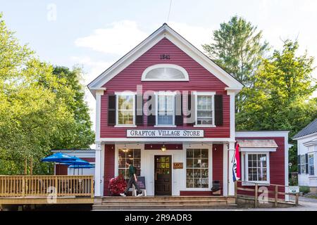 General Store in small New England village, Grafton, Vermont, USA Stock Photo