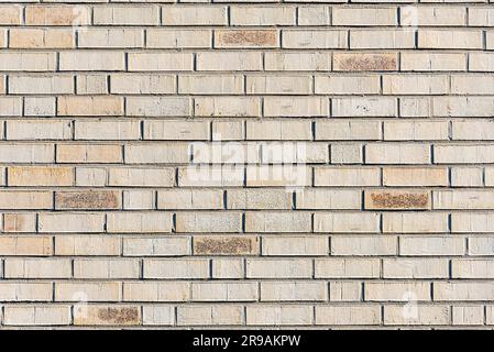 Background from a light brown brick wall Stock Photo