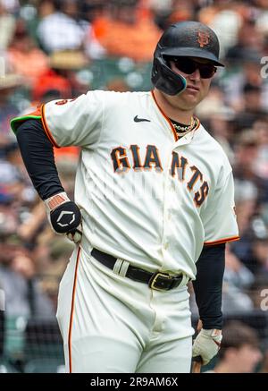 San Francisco Giants Outfielder Joc Pederson (23) during an MLB game  between New York Mets and San Francisco Giants at the Oracle Park in San  Francisc Stock Photo - Alamy