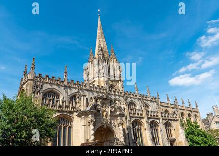 The beautiful church of St Mary the Virgin in Oxford, England, United Kingdom Stock Photo