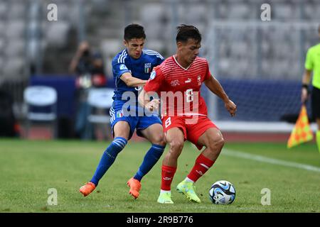 Lugano, Switzerland. 21st Apr, 2022. Ardon Jashari (#30 FC Luzern) during  the Swiss Cup semifinal match between FC Lugano and FC Luzern at Cornaredo  Stadium in Lugano, Switzerland Cristiano Mazzi/SPP Credit: SPP