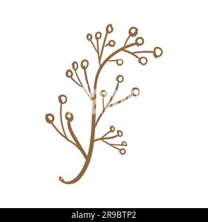 branch with leaves isolated icon vector illustration design  vector illustration design Stock Vector