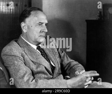 California:  c. 1947 A  portrait of astronomer Edwin Hubble. Stock Photo