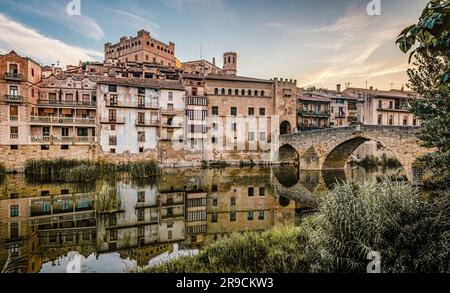 Valderrobres medieval village in Matarrana district, Teruel province, Aragon, Spain Stock Photo