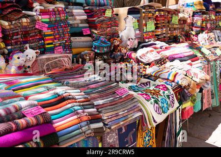Streets view of Humahuaca, Jujuy, Argentina, South America Stock Photo
