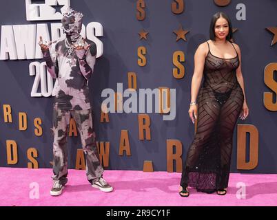 Tori Brixx at the 2023 BET Awards held at the Microsoft Theater on