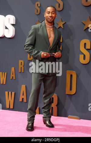 LOS ANGELES - JUN 25: Brandon T Jackson at the 2023 BET Awards Arrivals