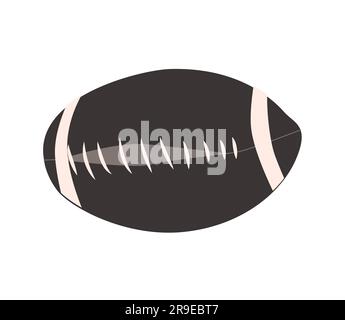 american footbal icon in a flat style on white Stock Vector