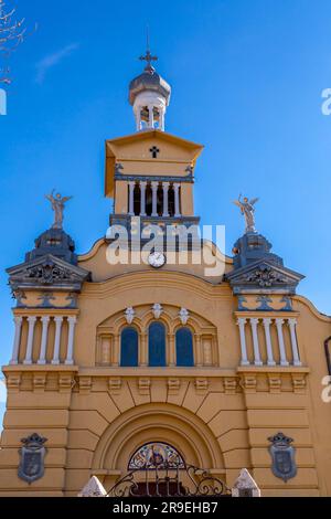 Salamanca, Spain-FEB 20, 2022: Sacred Heart of the Daughters of Jesus School in Salamanca, Spain. Stock Photo