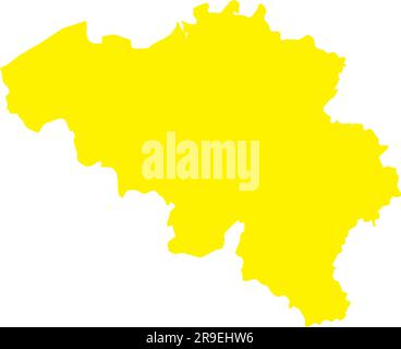 BLACK CMYK color map of BELGIUM Stock Vector Image & Art - Alamy