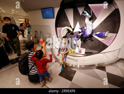 POKEMON CENTER, IKEBUKURO, TOKYO Stock Photo