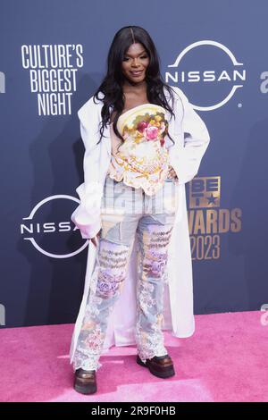Scarlip at the 2023 BET Awards held at the Microsoft Theater on Sunday ...