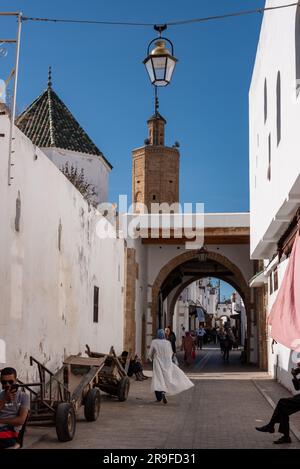 RABAT, MOROCCO - APRIL 09, 2023 - The Grand Theater of Rabat in the new