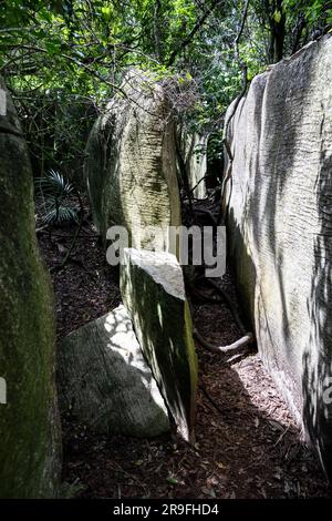 Labyrinth Rocks Park Nz Labyrinth Rocks in Takaka, South Island, New Zealand Stock Photo - Alamy