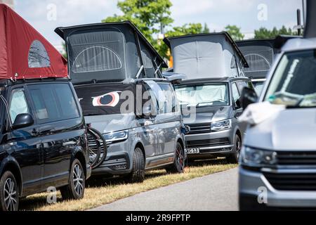 VW Bus Festival 2023 in Hannover Stock Photo