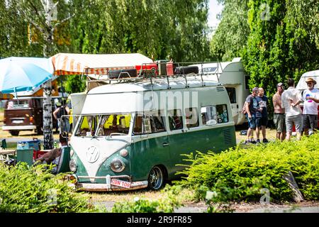 VW Bus Festival 2023 in Hannover Stock Photo