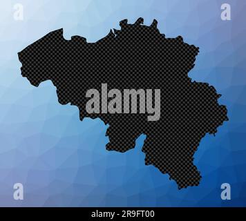 Vector low poly map of Belgium Stock Vector Image & Art - Alamy