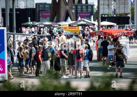 VW Bus Festival 2023 in Hannover Stock Photo