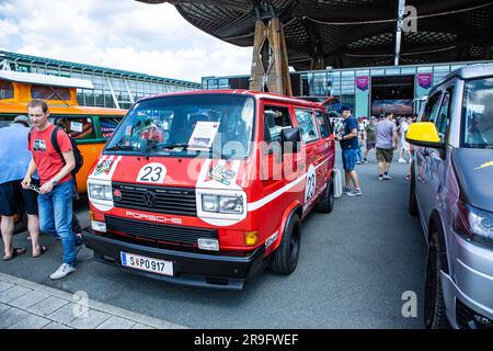 VW Bus Festival 2023 in Hannover Stock Photo