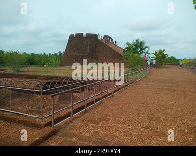 Bekal fort,bekal fort kasaragod,kasargod,kerala tourist place,fort in bekal,fort in kerala,india forts,tousrt places in india,travel,tour,holidays Stock Photo