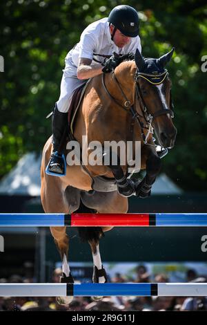 John WHITAKER of Great Britain riding Sharid during the Longines