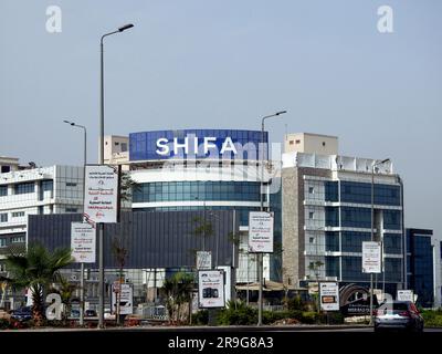 Cairo, Egypt, June 3 2023: Shifa Hospital, fully-fledged medical facility Encompassing all sub-specialties of medical scope including ultra-major proc Stock Photo
