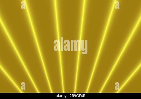 Golden background Spotlight, ramp lights Bright backdrop for poster ...