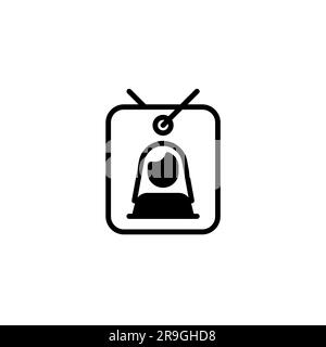 Creating a Professional Card ID Profile for Networking Stock Vector